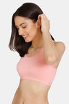 Zivame Girls Double Layered Non Wired Full Coverage Racerback Beginner Sports Bra (Pack of 2) - Multicolor — thumbnail 3
